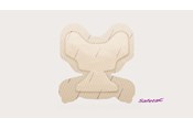 Vista frontal de Mepilex Border Heel